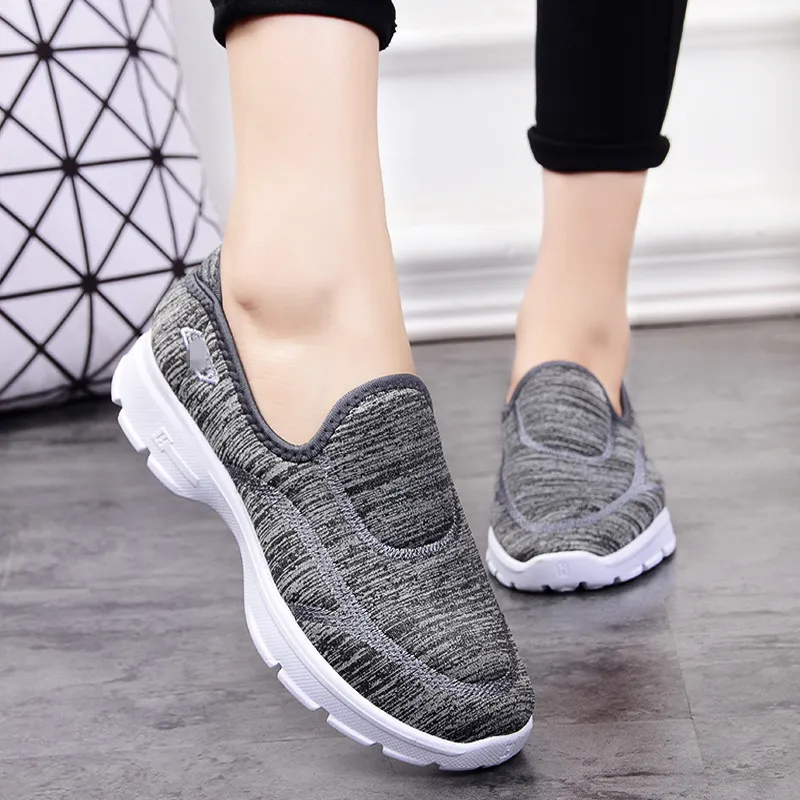 Cloth shoes casual walking shoes - Grey
