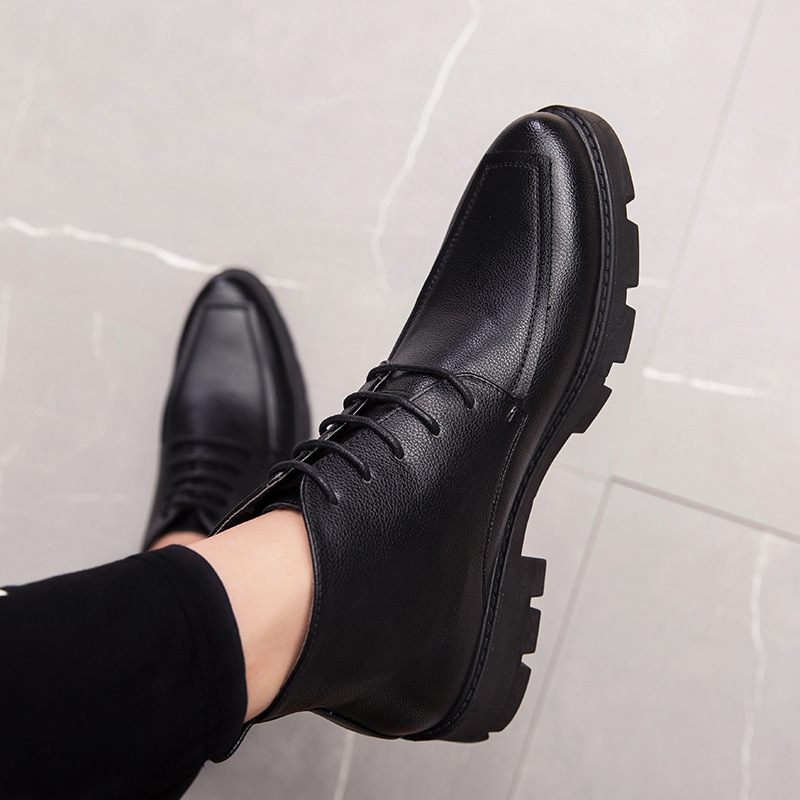 Korean version of plus warm Martin boots