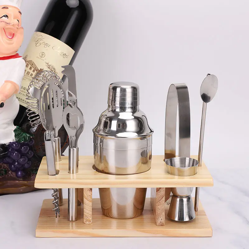 8pc Stainless Steel Cocktail Shaker