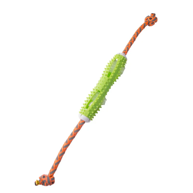 Doggy Brush Stick Soft Rubber Teeth Cleaning - Green