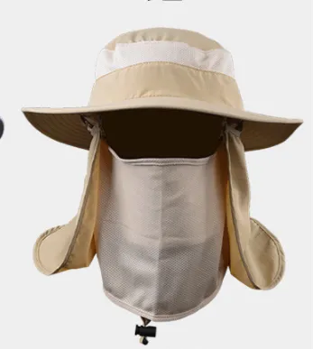 Fisherman hat sun fishing hat sun hat quick-drying outdoor hat - Khaki