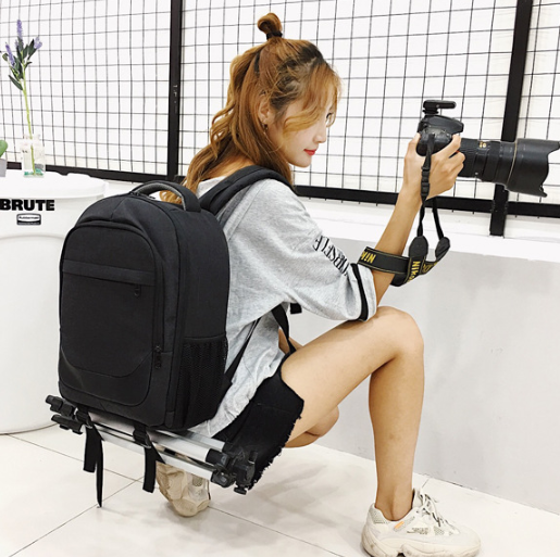 New product custom waterproof camera laptop backpack — foto 5