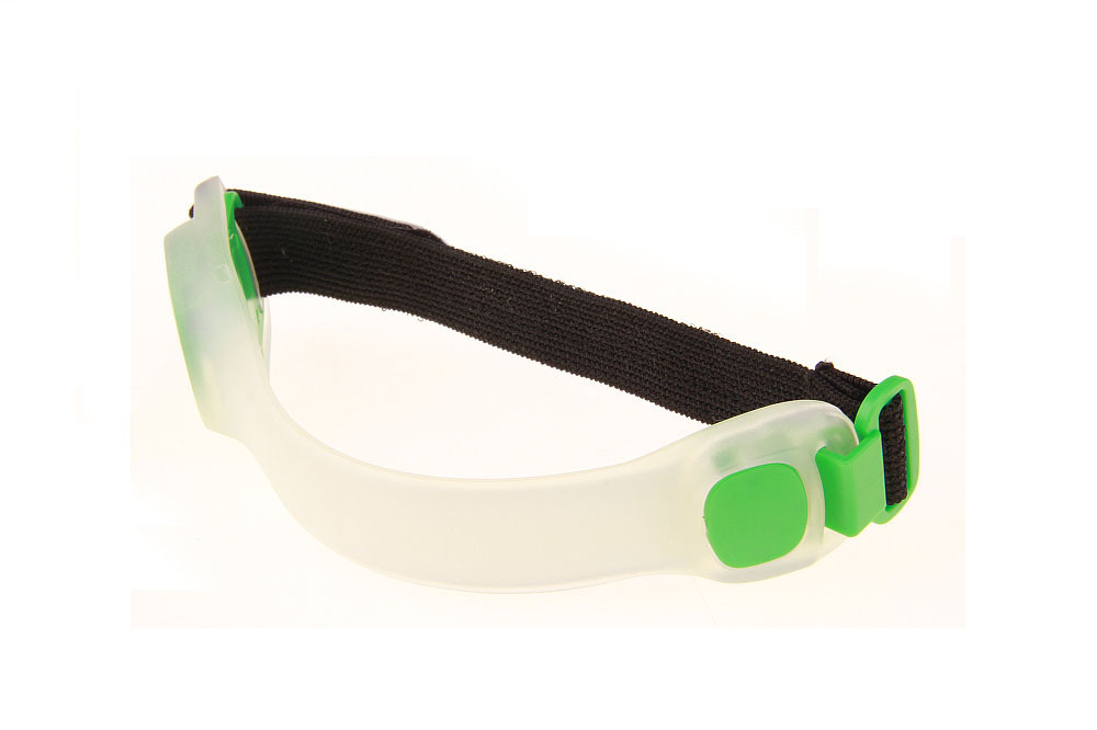 1X Clignotant LED Sécurité Nuit Réfléchissant Ceinture Strap Arm Band Brassard Vélo Courir Sécurité dans les Sports En Plein Air Sport Durable