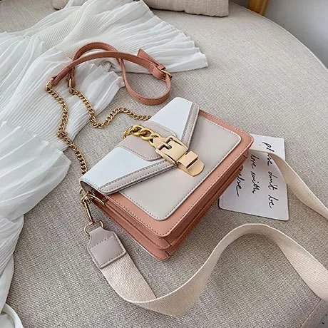 Wild Contrast Crossbody Bag Pink - Shop at LoveMi