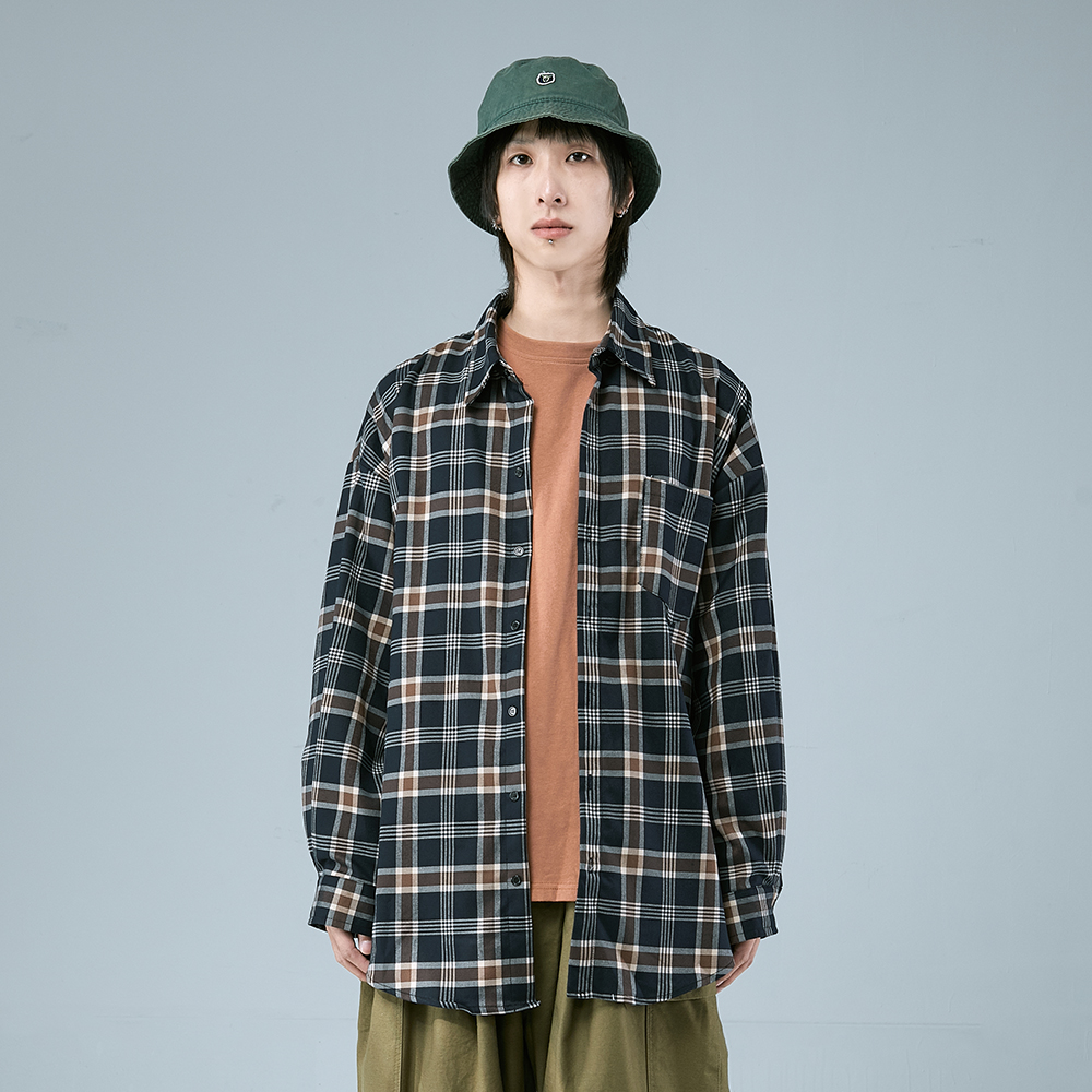 Long Sleeve Plaid Shirt