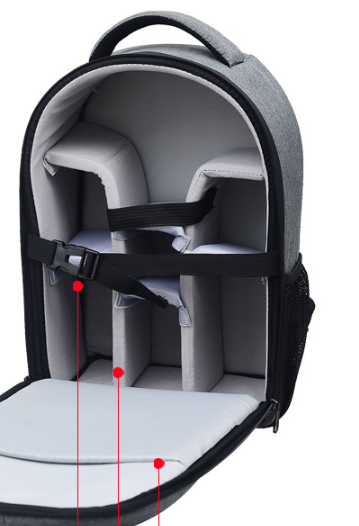 New product custom waterproof camera laptop backpack — foto 2