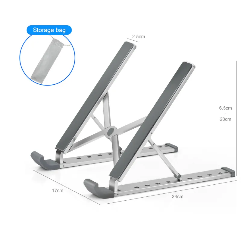 Folding Lifting Desktop Notebook Tablet Computer Stand – image 4
