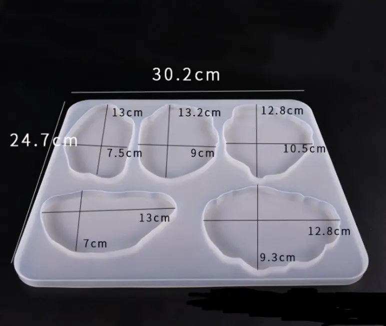 Silicone glue mold
