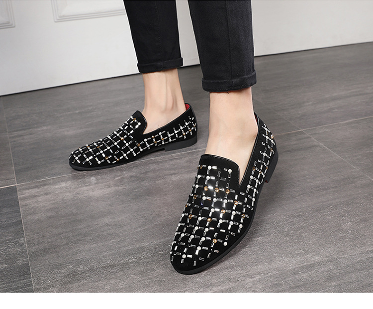 Title 6, Studded Rhinestone Casual Shoes