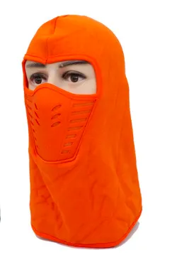 Winter Outdoor skiing bicycle face mask - Orange