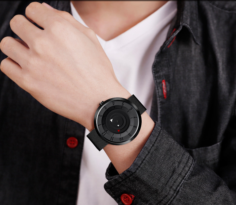 Creative pointer quartz watch