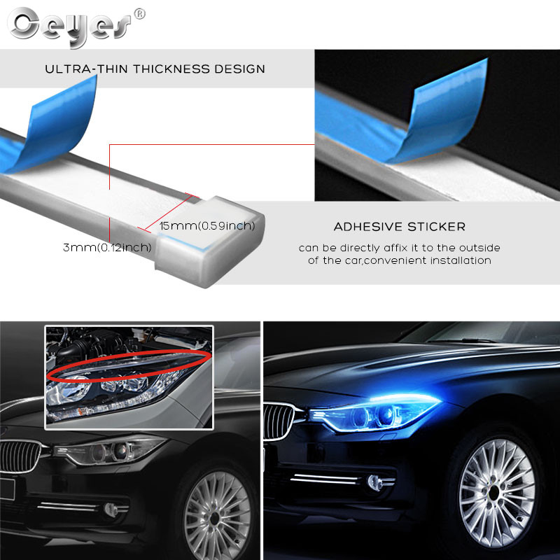 Title 4, LED-Streifen Blinker für Auto LED-Tagfahrlicht ...