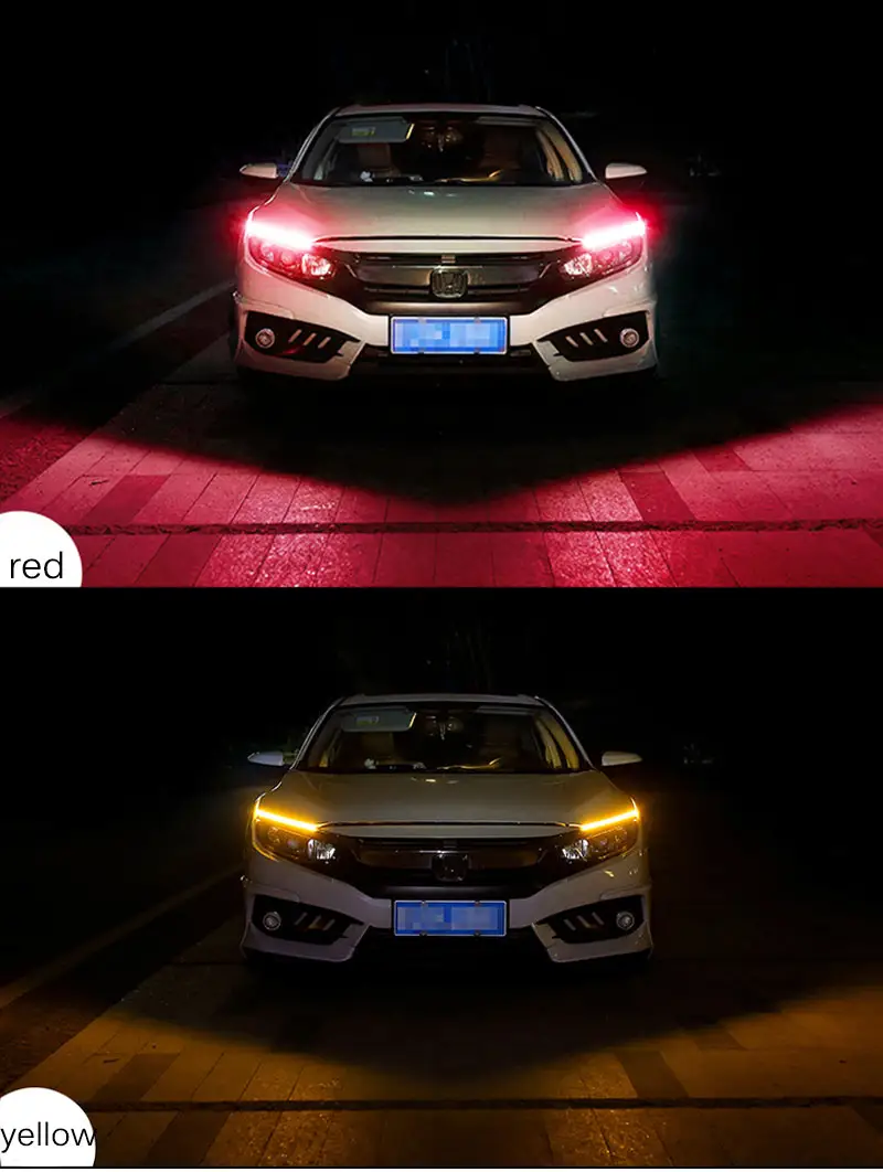Car Light Turn Signal Led Strip Daytime