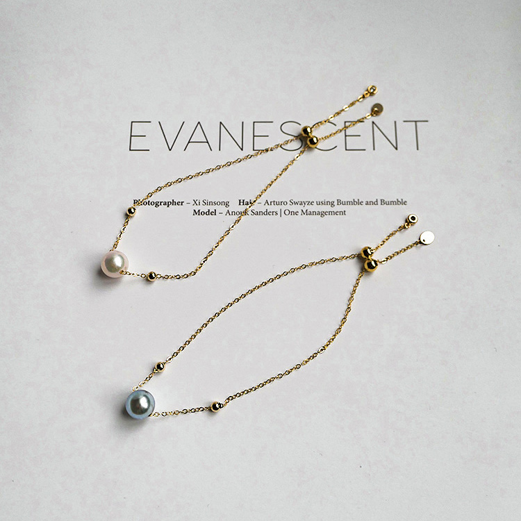 Seawater Pearl Really Hemp Single 14K Gold Bracelet — foto 5