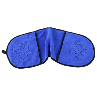 Superfine Fiber Thickened Water-absorbent Quick-drying Towel - Blue