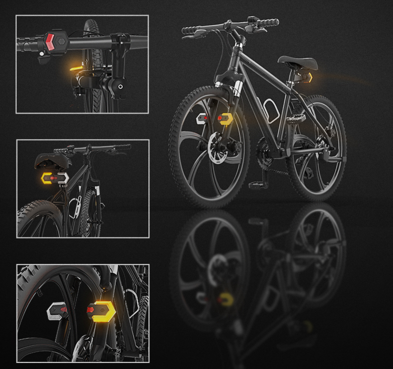 Bike Turn Signals Front and Rear Light — foto 5