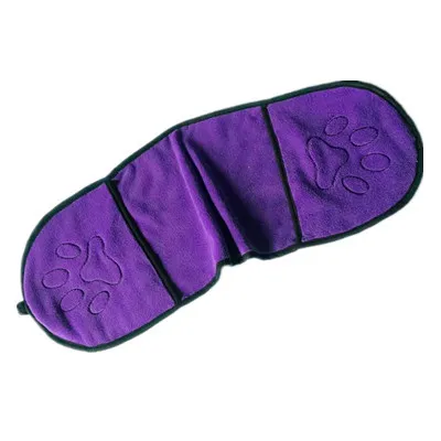 Superfine Fiber Thickened Water-absorbent Quick-drying Towel - Purple