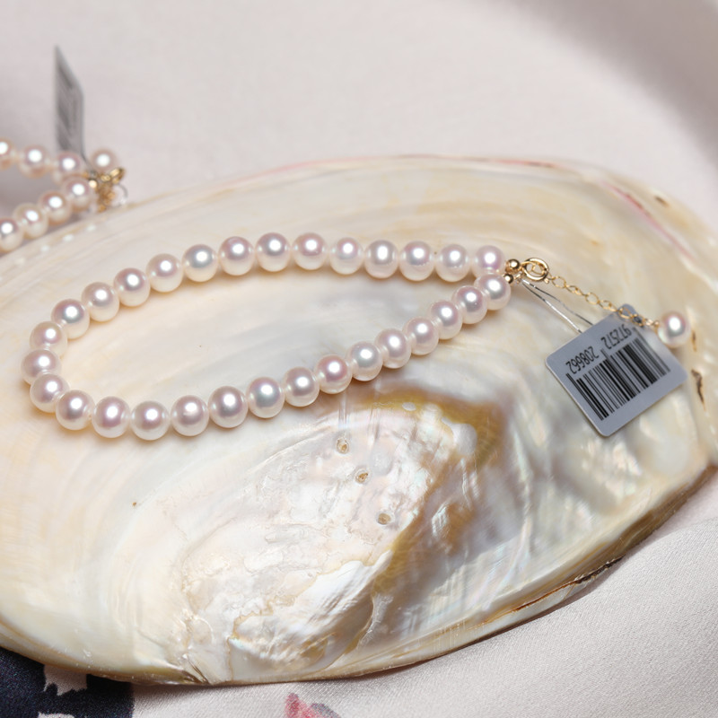 Natural Freshwater Pearl Bracelet — foto 3