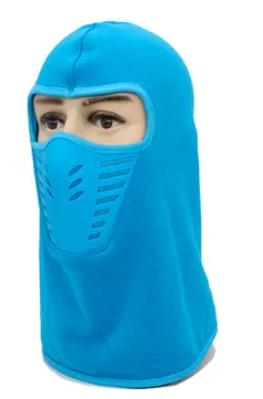 Winter Outdoor skiing bicycle face mask Blue - Shop at LoveMi