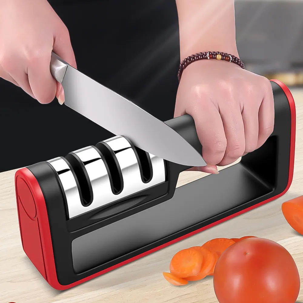 Professional Knife Sharpener Diamond Quick 3 Stages Sharpening Tools