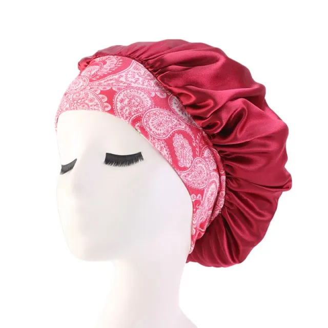 Wide brim hairband with nightcap Wine Red - Shop at LoveMi