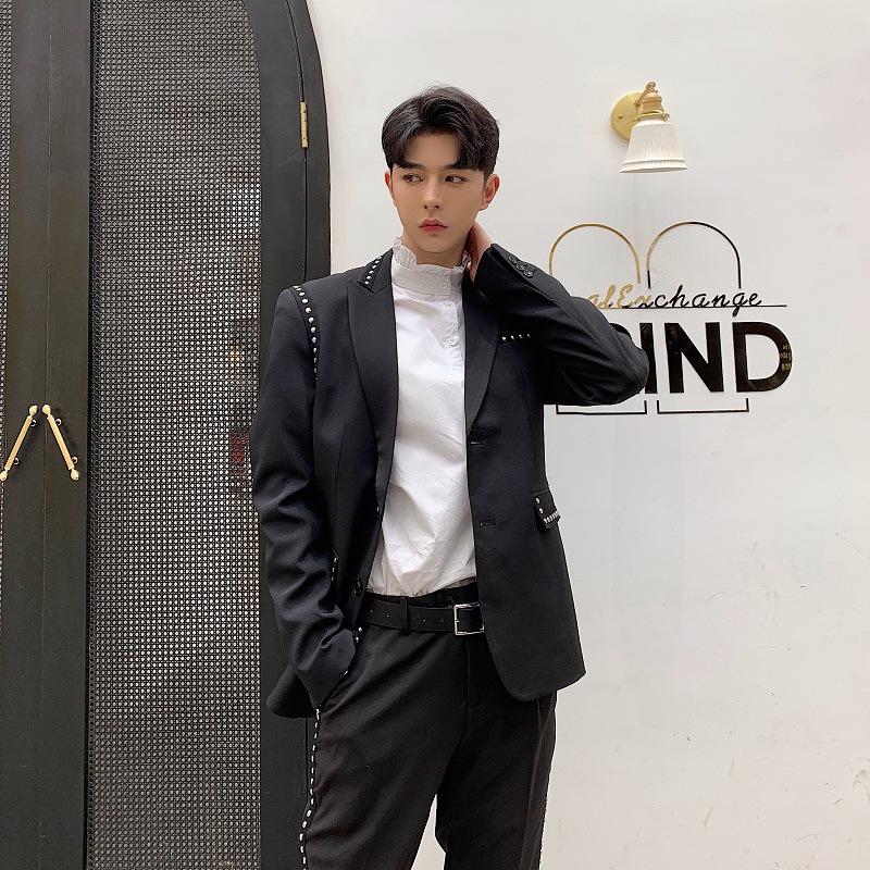 Original Korean studded cropped pants