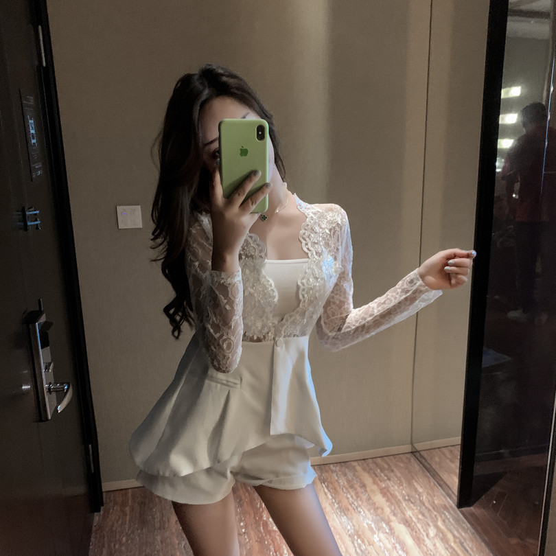 Everything goes with a funky suit of shorts