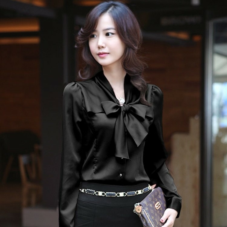 Women's chiffon bottoming shirt