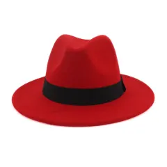 Fashion red colour hat girl - Red - View 1