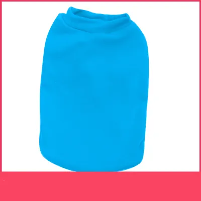 Customized pet clothes text pattern cat dog clothes - Peacock Blue
