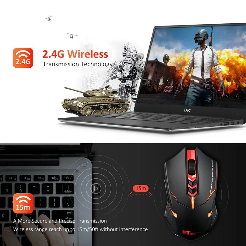 Power-Saving Silent Luminous Wireless Mouse – image 2