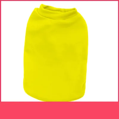 Customized pet clothes text pattern cat dog clothes Yellow - Shop at LoveMi