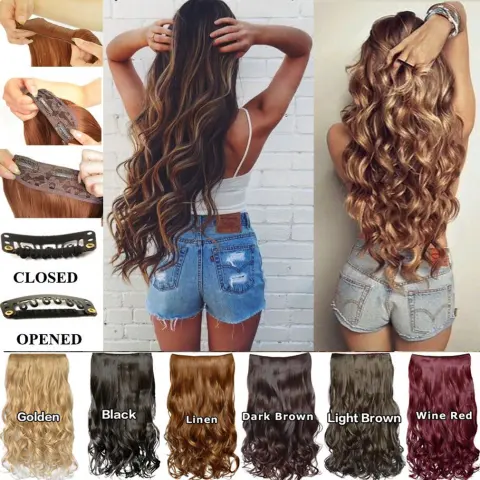 Wig Female Five Card Wig Piece