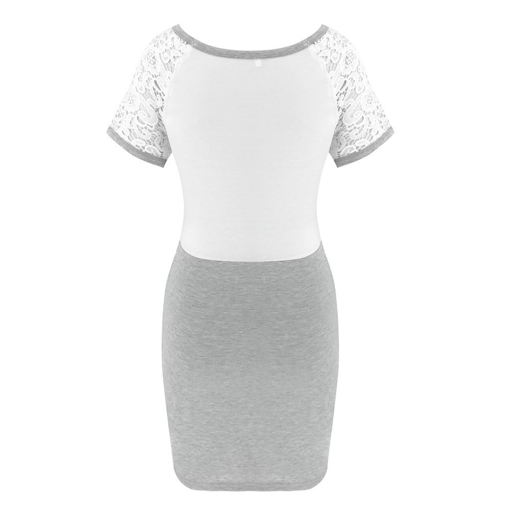 Off-the-shoulder panel dress