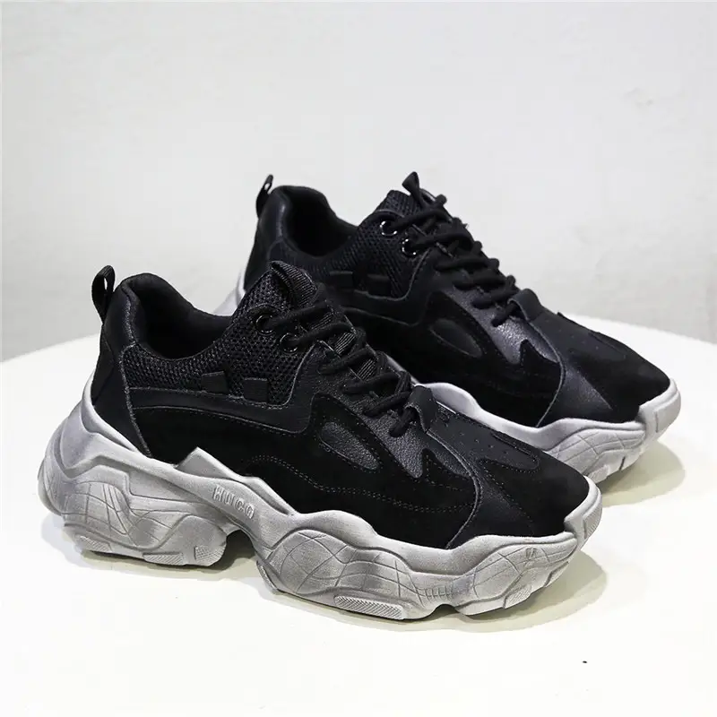 Dirty shoes with breathable platform