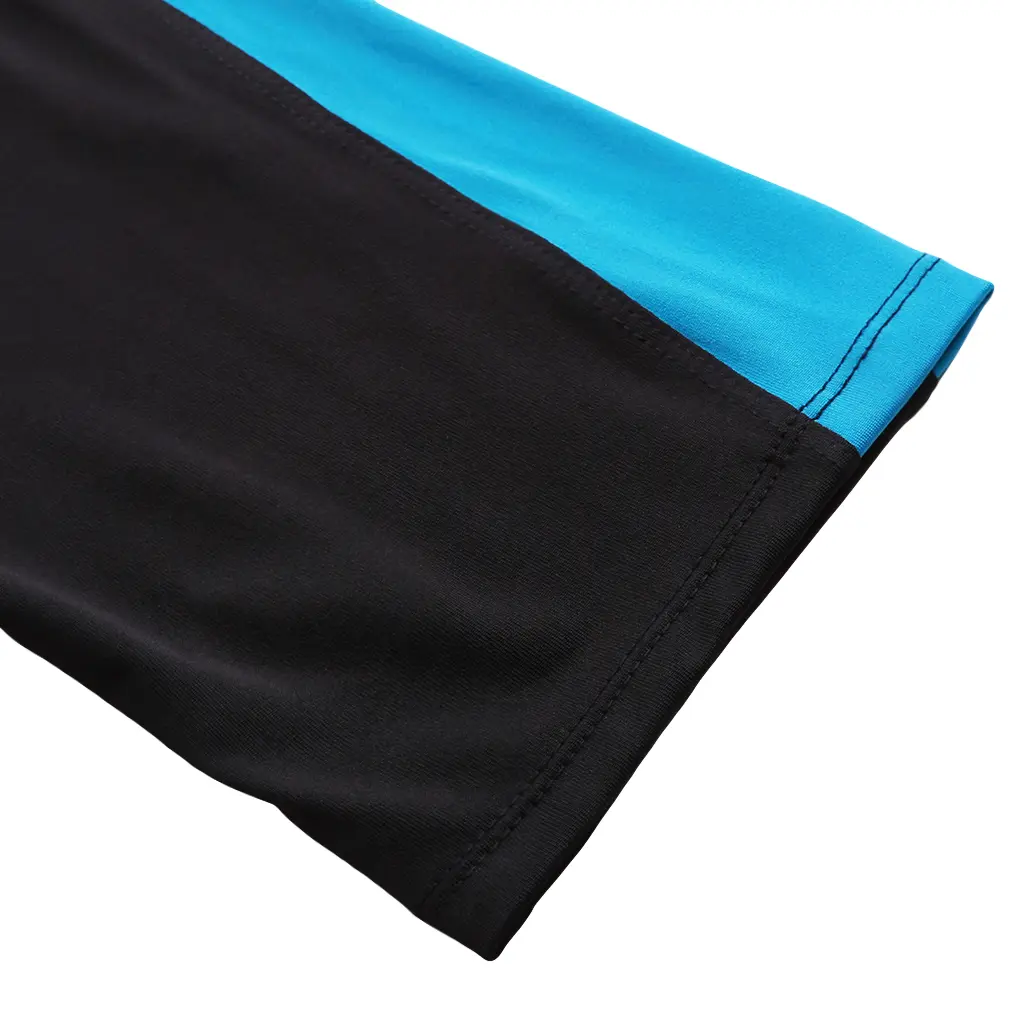 Two-legged colorblock men's trousers