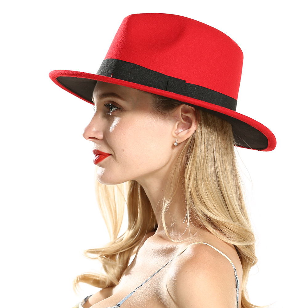 Title 4, Fashion red color hat girl