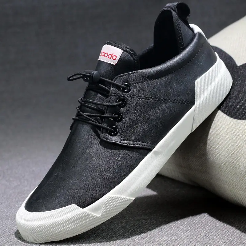 Fashion Men Shoes Lace-up Leather Casual