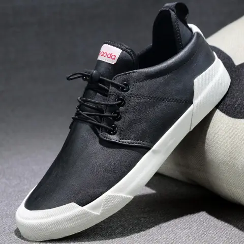 Fashion Men Shoes Lace-up Leather Casual