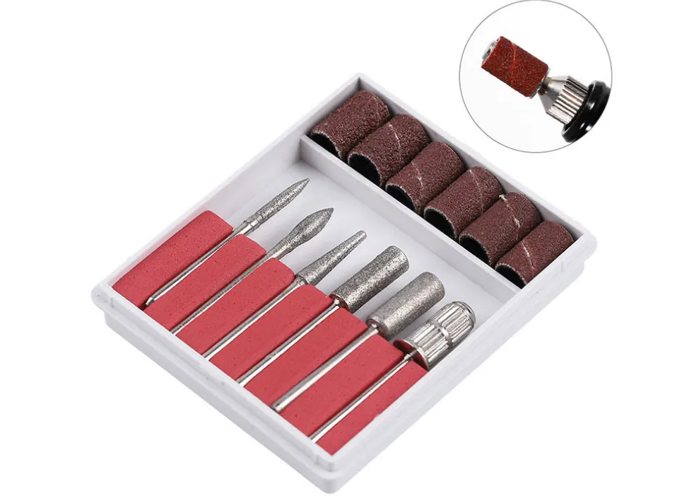 Universal head for nail polisher - Sanding Head Set