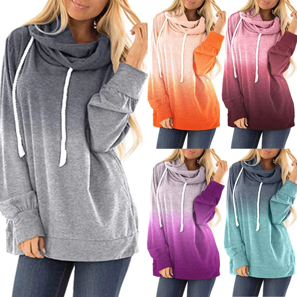 Two-colored Fashion Hoodies for Women