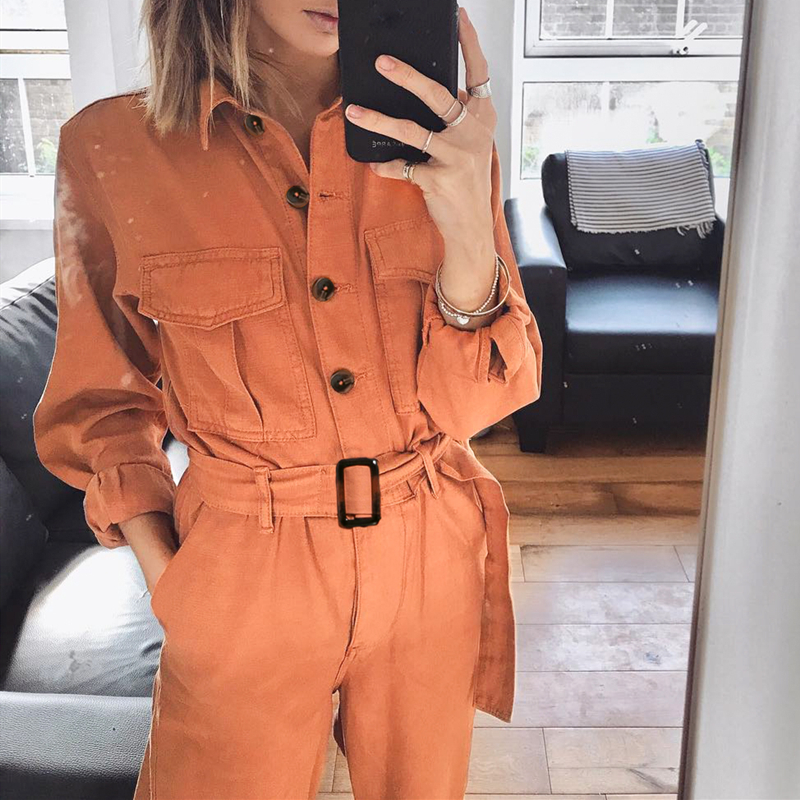 Cotton Work Overalls Slim Fit 