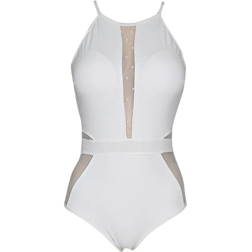Sexy mesh one-piece swimsuit