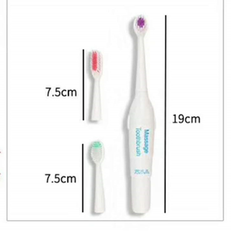 Replaceable soft-bristle electric toothbrush