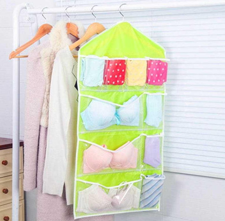 Hanging multi-function bag with 16 compartments