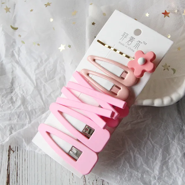 Baby Hair Clip Hair Accessories Set Pink - Shop at LoveMi