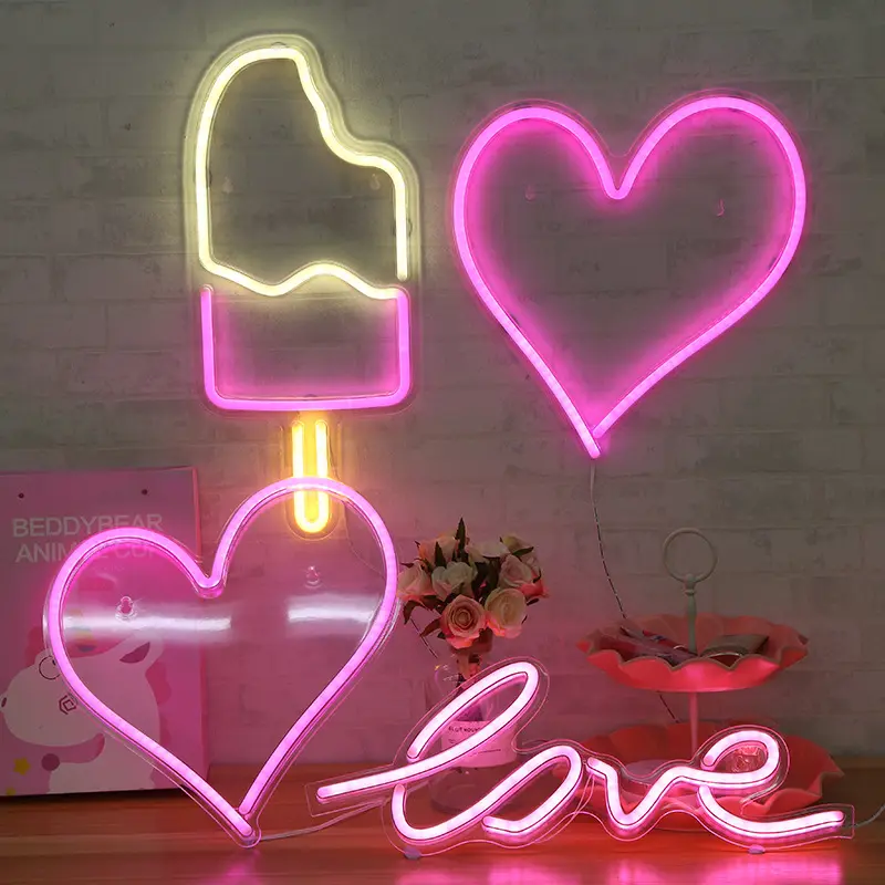 Neon decoration ins creative wall bar atmosphere