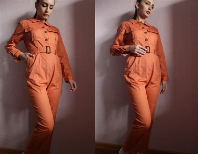 Cotton work overalls slim fit - Shop at LoveMi