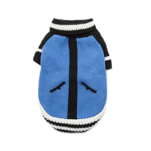 Dog knitted sweater pet warm clothes Blue - Shop at LoveMi