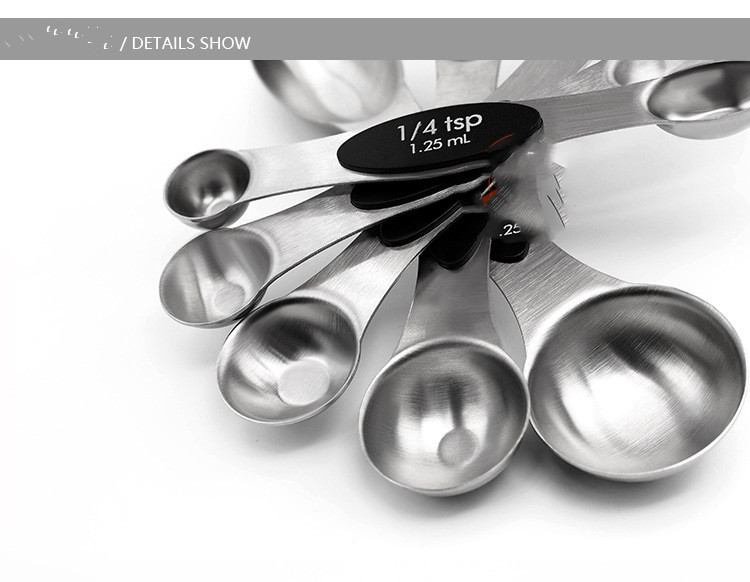 Stainless steel double-head measuring spoon